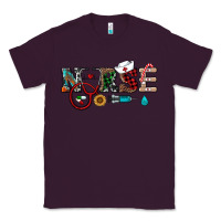 Plum christmas nurse Classic Tee - RanaPortraitStore