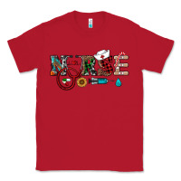 Red christmas nurse Classic Tee - RanaPortraitStore