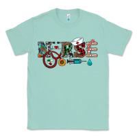 Seafoam christmas nurse Classic Tee - RanaPortraitStore