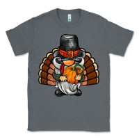 Charcoal Heather thanksgiving turkey gnome Classic Tee - BarkalooDesign