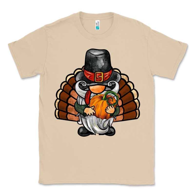 Thanksgiving Turkey Gnome Classic Tee by BarkalooDesign | Teevron
