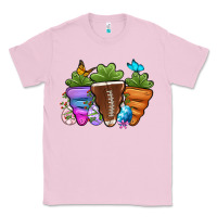 Bubblegum Pink Football Easter sports carrots Classic Tee - OliviaCreatesArt