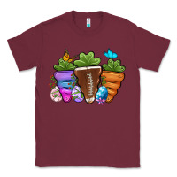 Burgundy Football Easter sports carrots Classic Tee - OliviaCreatesArt