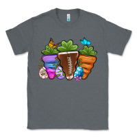Charcoal Heather Football Easter sports carrots Classic Tee - OliviaCreatesArt
