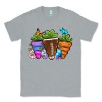 Heather Grey Football Easter sports carrots Classic Tee - OliviaCreatesArt