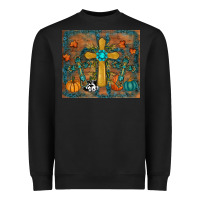 Black fall cross tumbler Heavyweight Sweatshirt - RanaPortraitStore