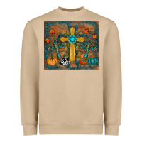 Mushroom fall cross tumbler Heavyweight Sweatshirt - RanaPortraitStore