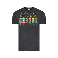 Vintage Black name vibrant summer greeting with popsicles Vintage Tee - CowhideDigitalArt