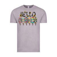 Vintage Zinc name vibrant summer greeting with popsicles Vintage Tee - CowhideDigitalArt