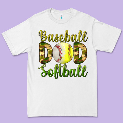 Baseball Dad Softball Premium Tee Designed By Bundleandbundleshop