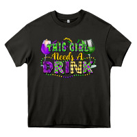 Asphalt This girl needs a drink Heavy Core Tee - FaDigitalArtStudio