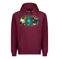 Burgundy Moo Mothers Premium Hoodie - Jasminsmagicworld