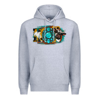 Heather Grey Moo Mothers Premium Hoodie - Jasminsmagicworld