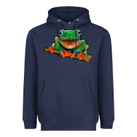 Navy frog Heavyweight Hoodie - Jasminsmagicworld