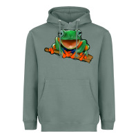Sage frog Heavyweight Hoodie - Jasminsmagicworld