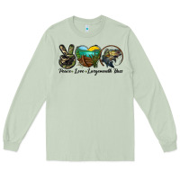 Matcha peace love largemouth bass Long Sleeve Tee - LillyAllenDesigns