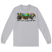 Moon Dust peace love largemouth bass Long Sleeve Tee - LillyAllenDesigns