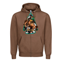 Chestnut bucking bronco arrowhead Zipper Hoodie - Jasminsmagicworld