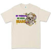 Bone on tuesdays we wear beads skull Premium Tee - FaDigitalArtStudio
