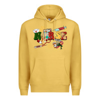 Antique Gold Christmas nurse Premium Hoodie - BarkalooDesign