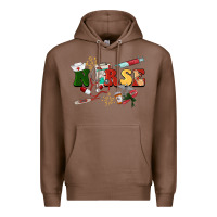 Chestnut Christmas nurse Premium Hoodie - BarkalooDesign