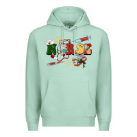 Seafoam Christmas nurse Premium Hoodie - BarkalooDesign