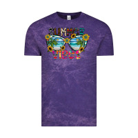 Cloud Purple Summer Vibes Vintage Tee - CowhideDigitalArt