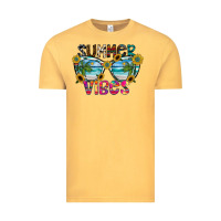 Vintage Mustard Summer Vibes Vintage Tee - CowhideDigitalArt