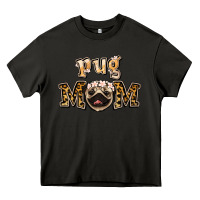 Asphalt Pug Mom Heavy Core Tee - Jasminsmagicworld