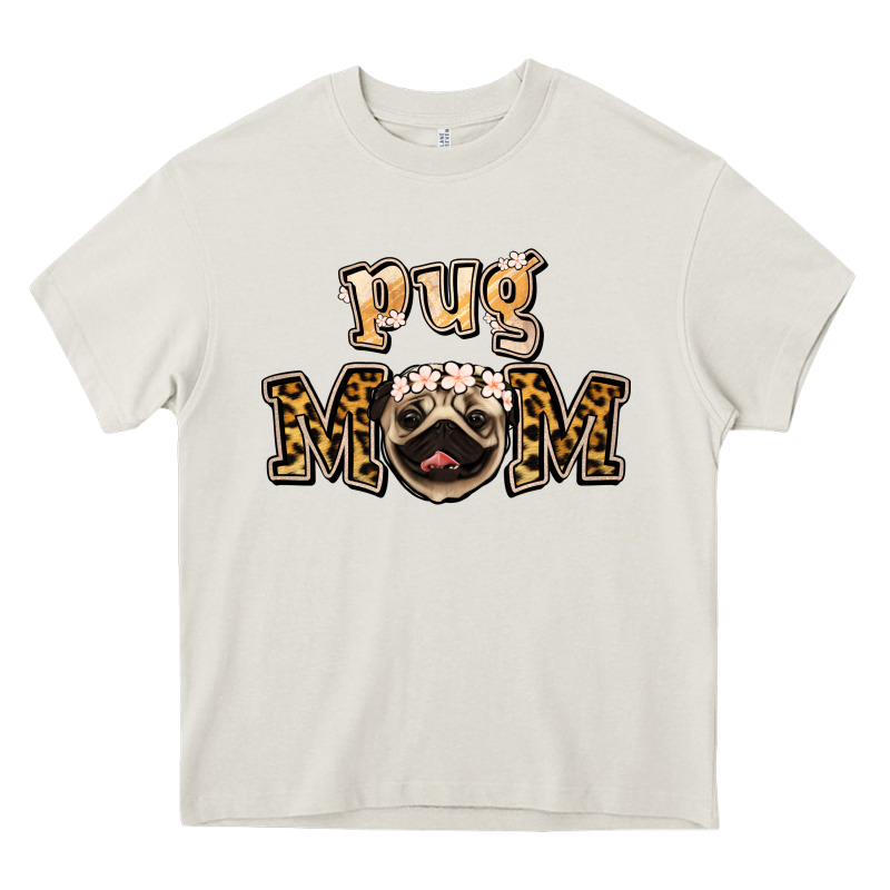 Pug Mom Heavy Core Tee by Jasminsmagicworld | Teevron