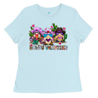 Baby Blue howdy valentines Ladies Tee - CowhideDigitalArt