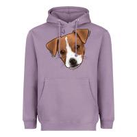 Lavender Jack Russel Heavyweight Hoodie - Jasminsmagicworld