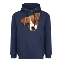 Navy Jack Russel Heavyweight Hoodie - Jasminsmagicworld