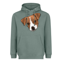 Sage Jack Russel Heavyweight Hoodie - Jasminsmagicworld