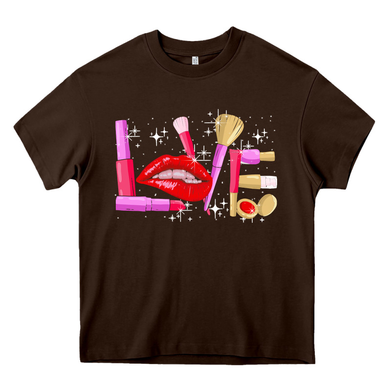 Makeup Artist T  Shirt Makeup Artist Love Cosmetician Fashion T  Shirt Heavy Core Tee by linhVisuals | Teevron