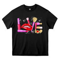 Black makeup artist t  shirt makeup artist love cosmetician fashion t  shirt Heavy Core Tee - linhVisuals