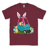 Burgundy Easter toddler car Classic Tee - OliviaCreatesArt