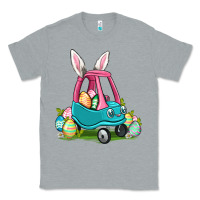 Heather Grey Easter toddler car Classic Tee - OliviaCreatesArt