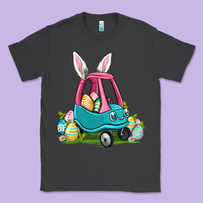 Easter Toddler Car Classic Tee Designed By Oliviacreatesart