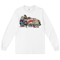 White mom of both Long Sleeve Tee - SublimationCraftShop