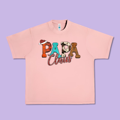 Papa Claus Urban Heavy Tee Designed By Cowhidedigitalart