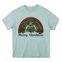 Arona reindeer rainbow christmas Heavy Core Tee - RanaPortraitStore
