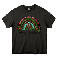 Asphalt reindeer rainbow christmas Heavy Core Tee - RanaPortraitStore