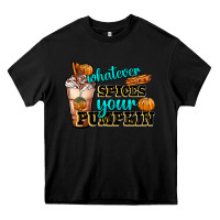 Black whatever spice your pumpkin coffee cup Heavy Core Tee - FaDigitalArtStudio