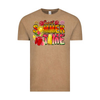 Vintage Coffee Sweet Summer Time Vintage Tee - CowhideDigitalArt