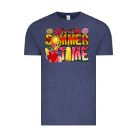 Vintage Denim Sweet Summer Time Vintage Tee - CowhideDigitalArt