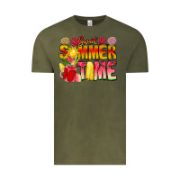 Vintage Olive Sweet Summer Time Vintage Tee - CowhideDigitalArt