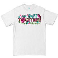 White We Fight Together Premium Tee - BundleAndBundleShop