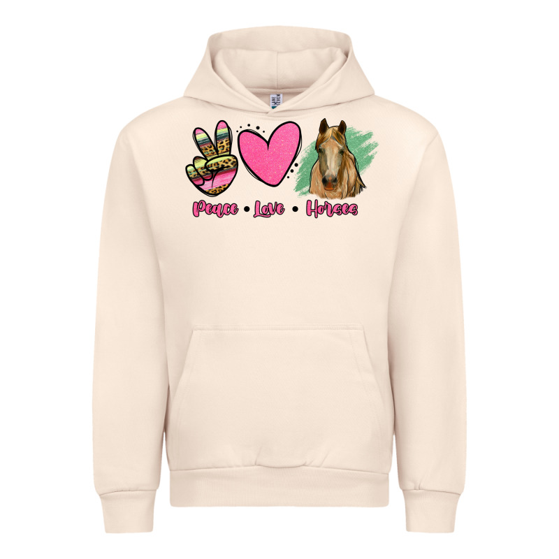 Peace Love Horses Urban Hoodie by RanaPortraitStore | Teevron