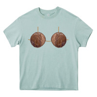 Arona coconut bra easy adult halloween tiki party costume t shirt Heavy Core Tee - linhVisuals